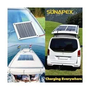 SUNAPEX Cargador y mantenedor de batería solar portátil de_6