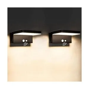 BRIMMEL Luces solares de pared de aluminio para_1