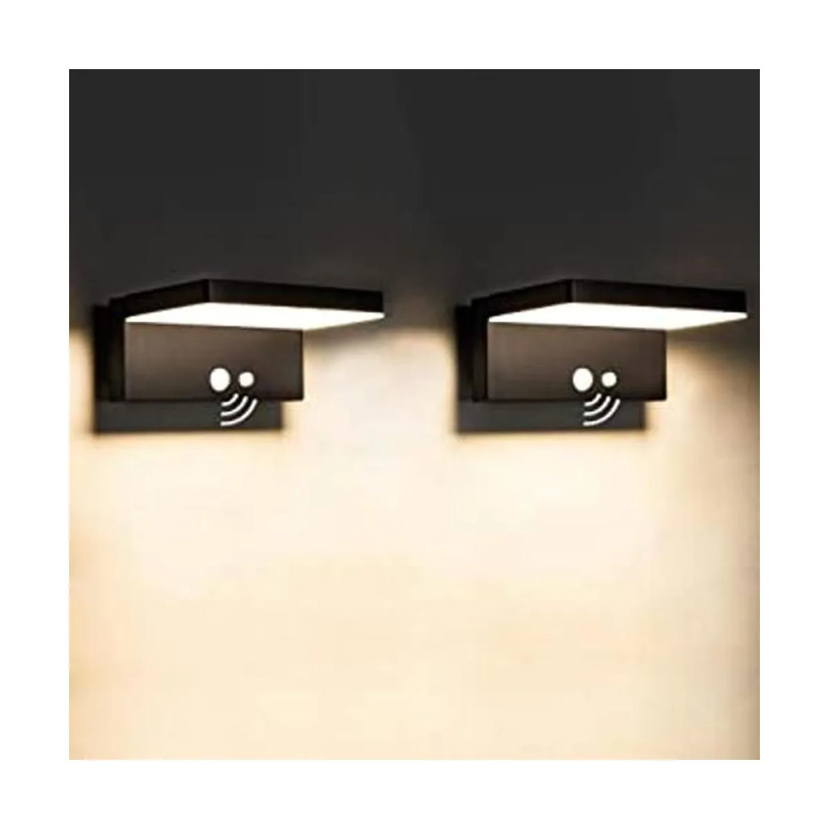 BRIMMEL Luces solares de pared de aluminio para_1