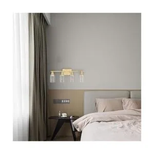 EMONG 4 Lights Gold Bathroom Vanity LightsWall Sconces_4