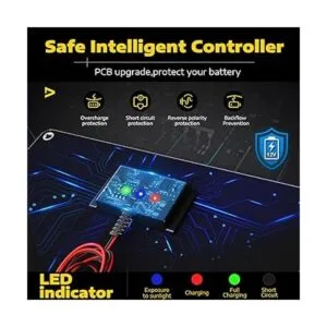 SUNAPEX Cargador y mantenedor de batería solar portátil de_3