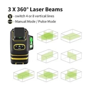 IKOVWUK Láser de línea cruzada de 3 x 360 para_2