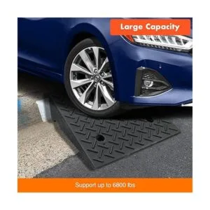 Rampa de bordillo de goma de 19.6 x 19.6 x 6 pulgadas_5