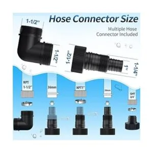 FOTING Bomba de sumidero sumergible de 1 HP para agua_6