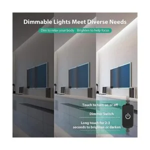 Lamomo Luces LED de neón 24 V blanco regulable con cuerda_2