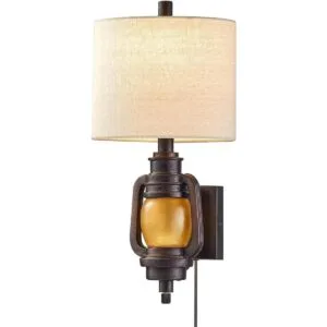 LuxSight Collection Farmhouse Lantern Style Wall Light_1