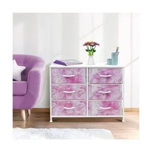 Sorbus Cómoda con 6 cajones baúl de almacenamiento de_5