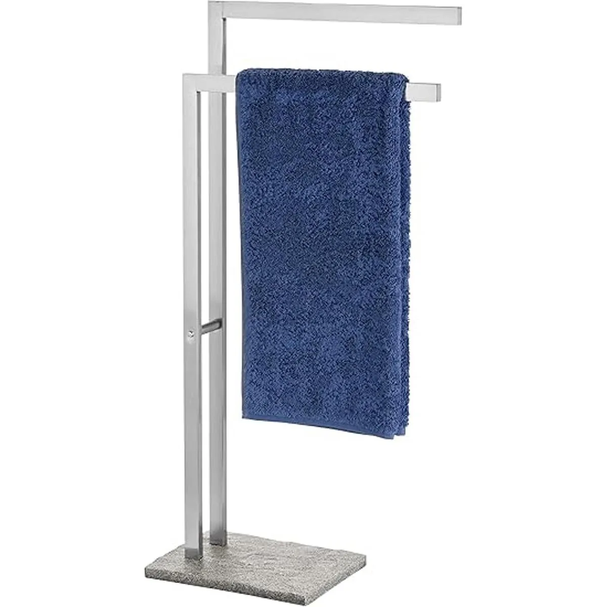 WENKO Granite Hand Towel Holder Stand for Bathroom Double_2