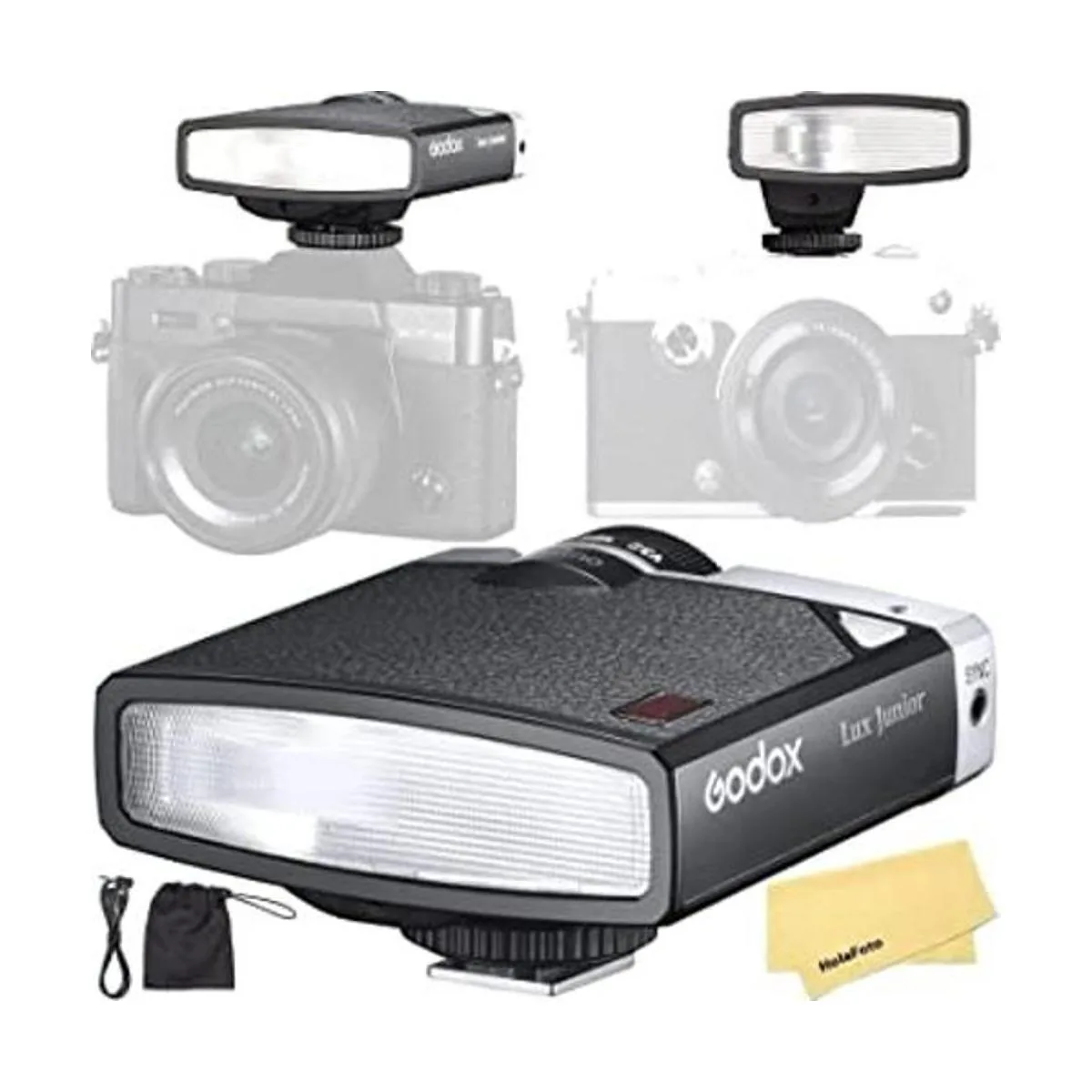 Godox Lux Junior Flash de cámara retro para Canon Sony_1
