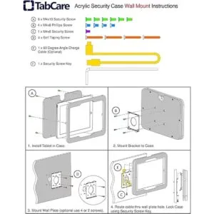 TABcare Carcasa acrílica antirrobo VESA para Apple iPad_5