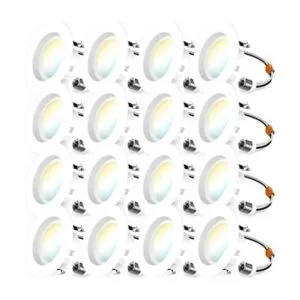 Sunco Lighting Paquete de 16 luces LED de 4 pulgadas que_1