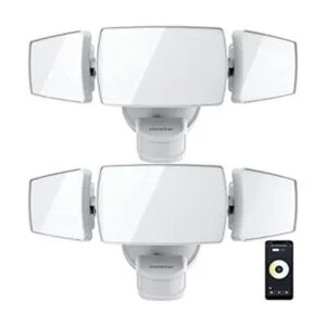 Ustellar Paquete de 2 luces de seguridad LED inteligentes_1