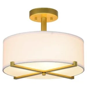 XiNBEi Lámpara de techo semiempotrada de 3 luces con_2