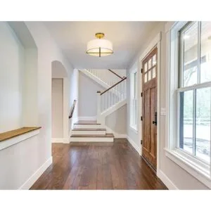 XiNBEi Lámpara de techo semiempotrada de 3 luces con_3