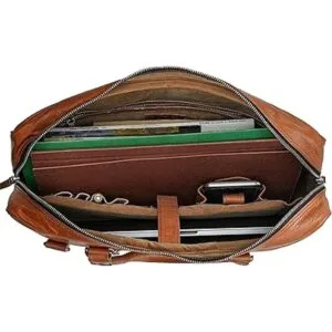 MaheTri Maletín ejecutivo de piel para ordenador portátil_2