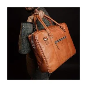 MaheTri Maletín ejecutivo de piel para ordenador portátil_3