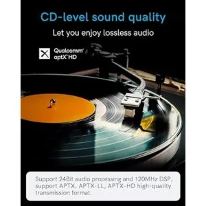 CHOOCL Adaptador Bluetooth 5.0 aptXHD con cable para iPod_5