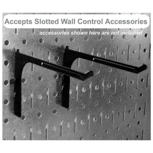 Wall Control paquete de panel perforado organizador de_5