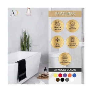 Ample Decor Juego de 18 toallas de baño 4 toallas de_5