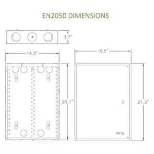 OnQ EN1200 caja de 12 pulgadas con cubierta para_5