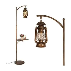 Beaysyty Lámparas de pie ajustables con bandeja de farol_1