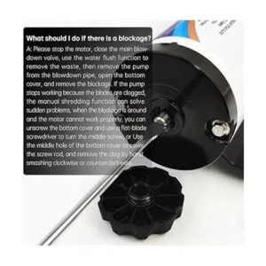 Bomba maceradora de RV de 12 V para manguera de RV bomba_2