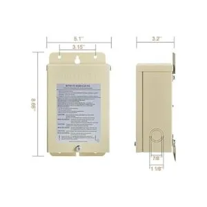 Suraielec Transformador de luz de piscina de 100 W 120 V_7