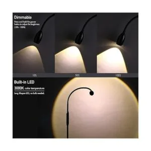 OBright Ray Lámpara de pie de haz LED ajustable foco_4