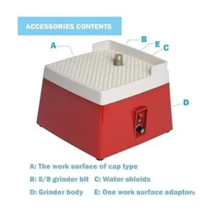 Podoy Molinillo de vidrio de color pequeño herramienta de_2