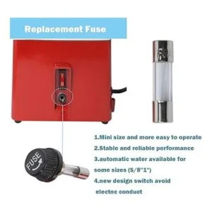 Podoy Molinillo de vidrio de color pequeño herramienta de_3