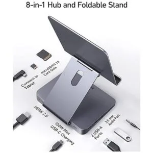 Anker 551 Hub USB C 8 en 1 con soporte plegable para_3