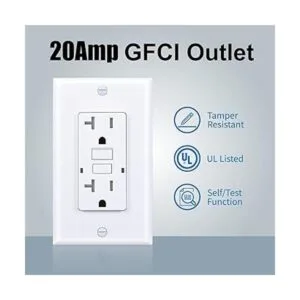 OMEENET Toma GFCI de 20 amperios resistente a_2