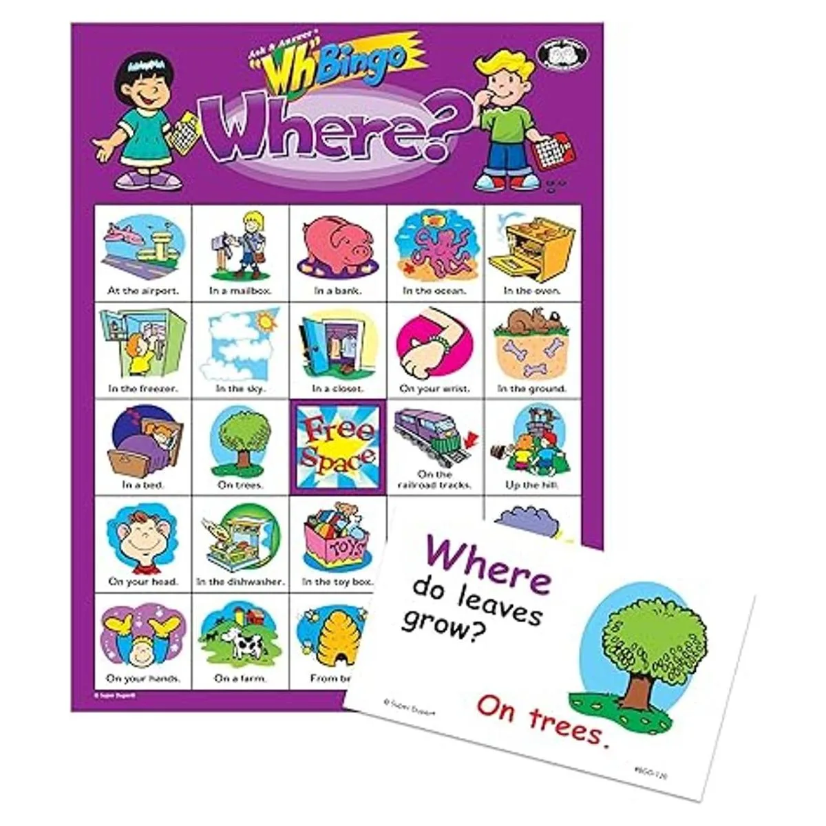 ASK Juego De Bingo Respuesta WH Super duper_6