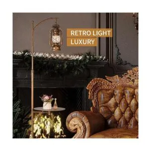 Beaysyty Lámparas de pie ajustables con bandeja de farol_2