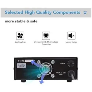 Universal Compact Bench Power Supply 30 Amp Regulated Home_4