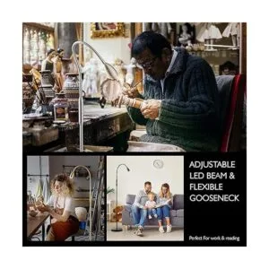 OBright Ray Lámpara de pie de haz LED ajustable foco_2