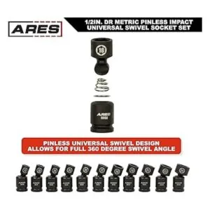 ARES 25125 Juego de llaves de impacto giratorias_4