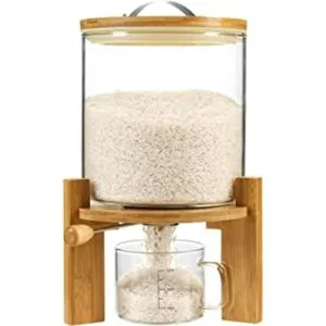 Dispensador de arroz contenedor de almacenamiento de_1