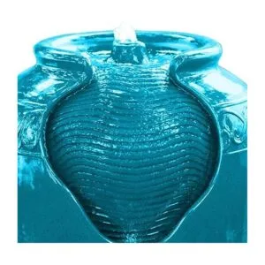 Peaktop Fuente de suelo de maceta acristalada para_4