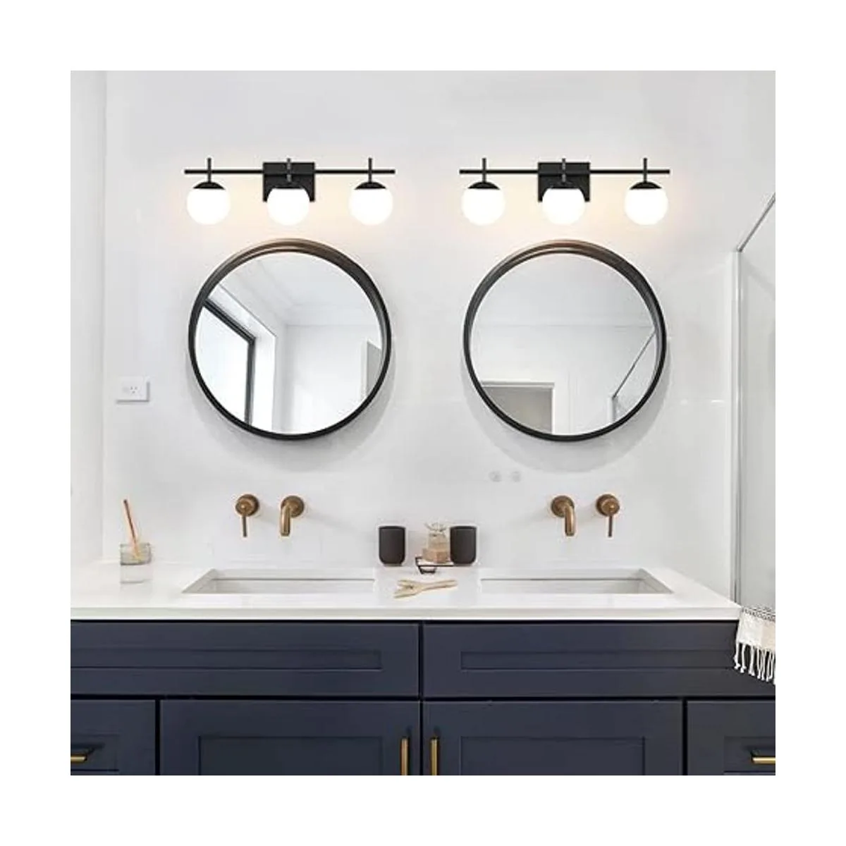 Modernas lámparas de baño sobre el espejo accesorios de_7