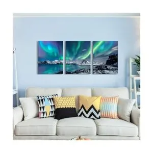 Arte de pared de casa de campo pintura de paisaje de_4