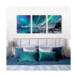 Arte de pared de casa de campo pintura de paisaje de_5