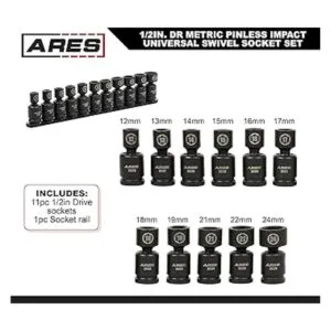 ARES 25125 Juego de llaves de impacto giratorias_2