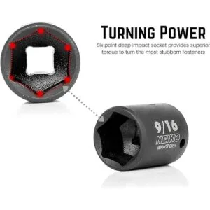 NEIKO 02437A Juego de llaves de impacto de 14 pulgadas_3
