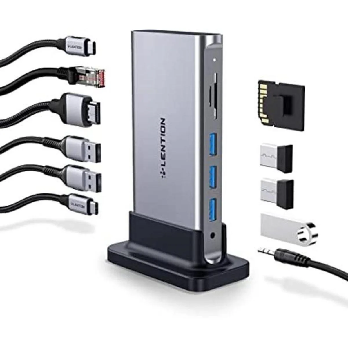 LENTION Estación de acoplamiento USB C con HDMI 4K 60Hz_1