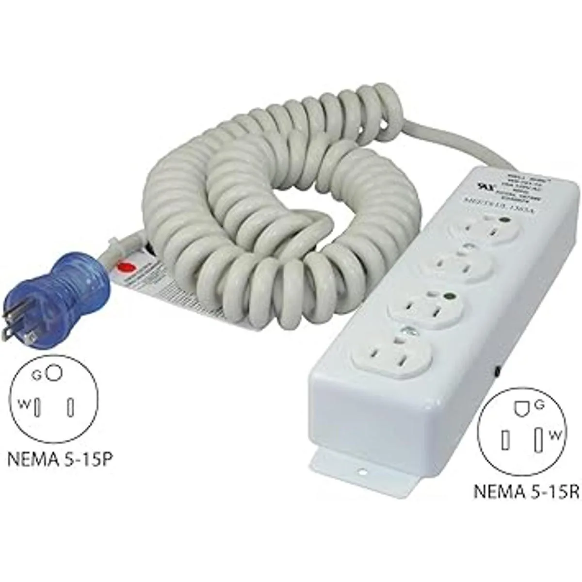 Conntek 55220CC hasta 12 pies 143 cable en espiral de_3