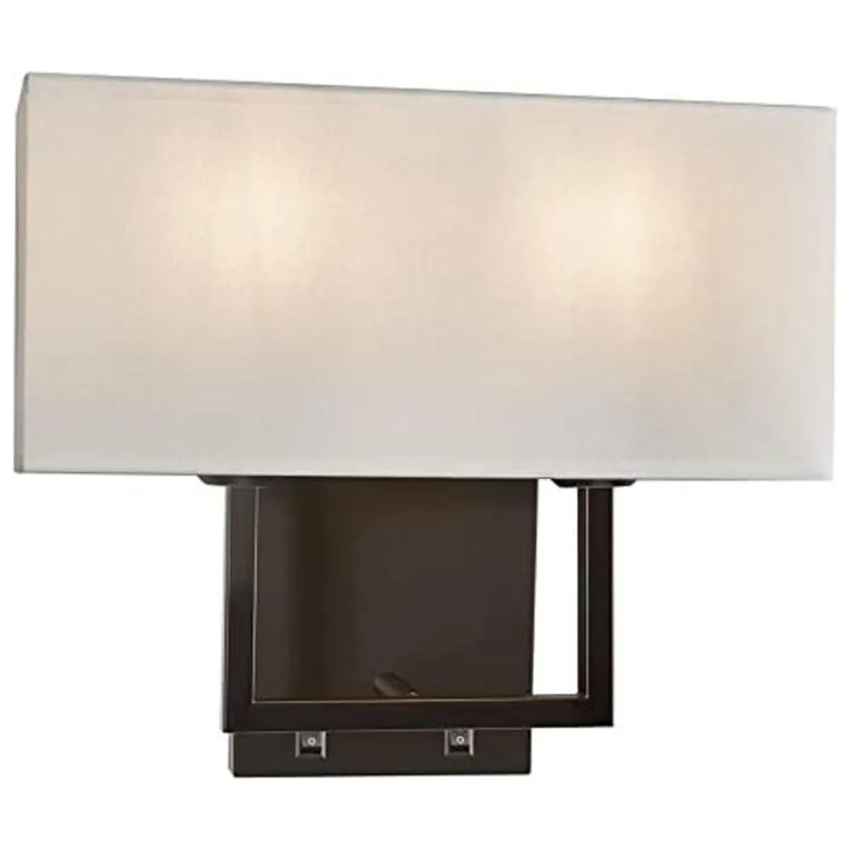 PASSICA DECOR Moderno aplique de pared de tela blanca con_1