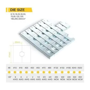 HYCLAT Herramienta de crimpado hidráulico de alambre de 16_3