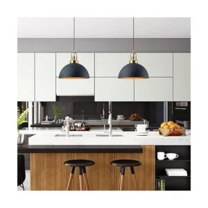 Lámpara colgante vintage de 13.58 pulgadas cúpula rústica_2