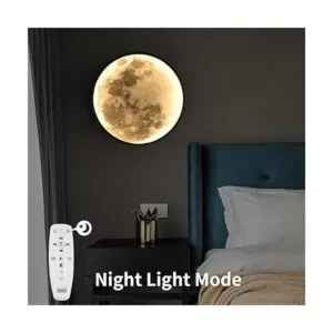 Lámpara de pared regulable con enchufe de luna moderna_3